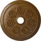 Ekena Millwork Spiral Ceiling Medallion (Fits Canopies up to 4"), 25 1/4"OD x 4"ID x 2"P, Smokey Topaz Crackle CM25SPSTC - alternate 1